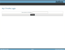 Tablet Screenshot of myprofile.wellpoint.com
